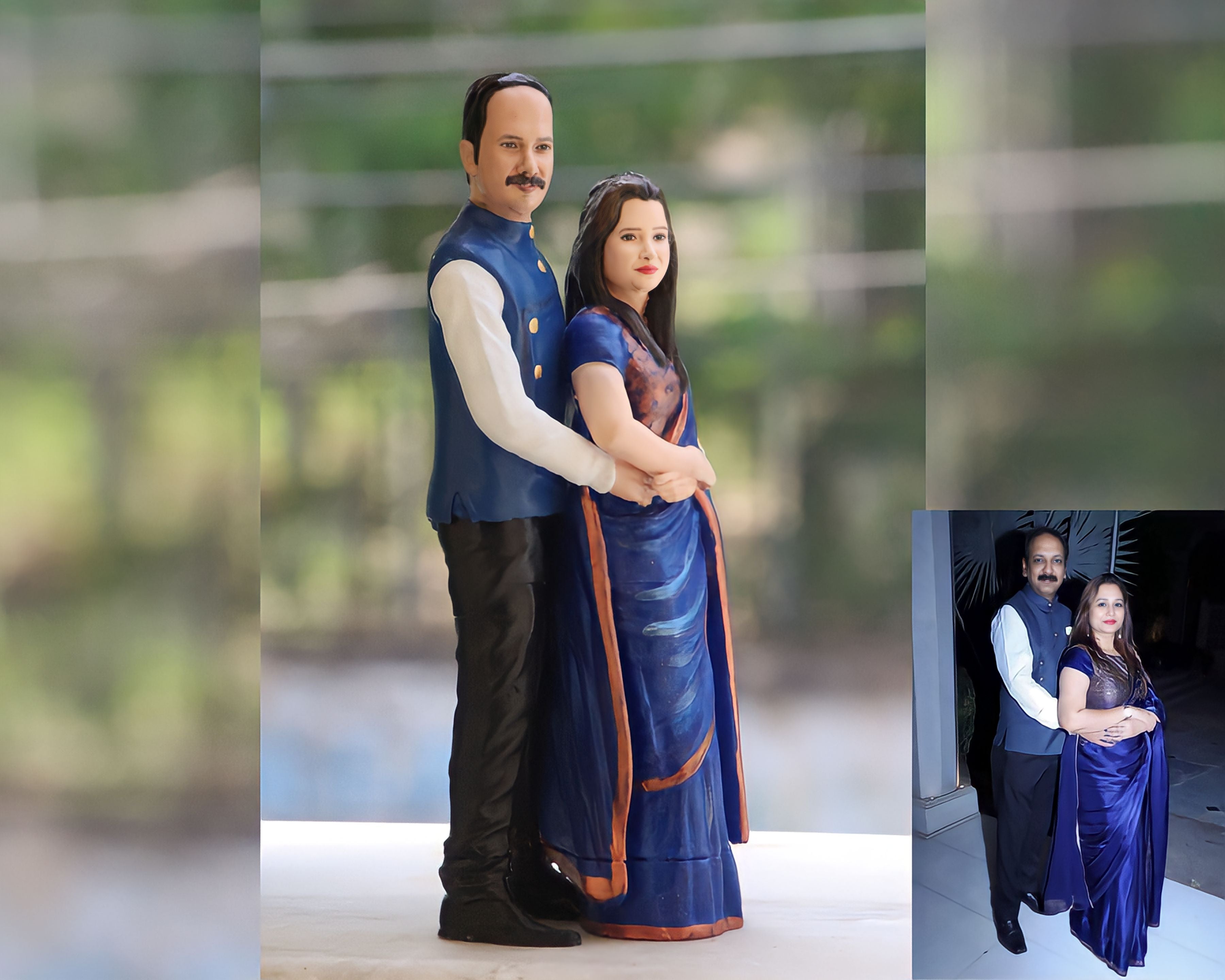 3d Miniature Couple.