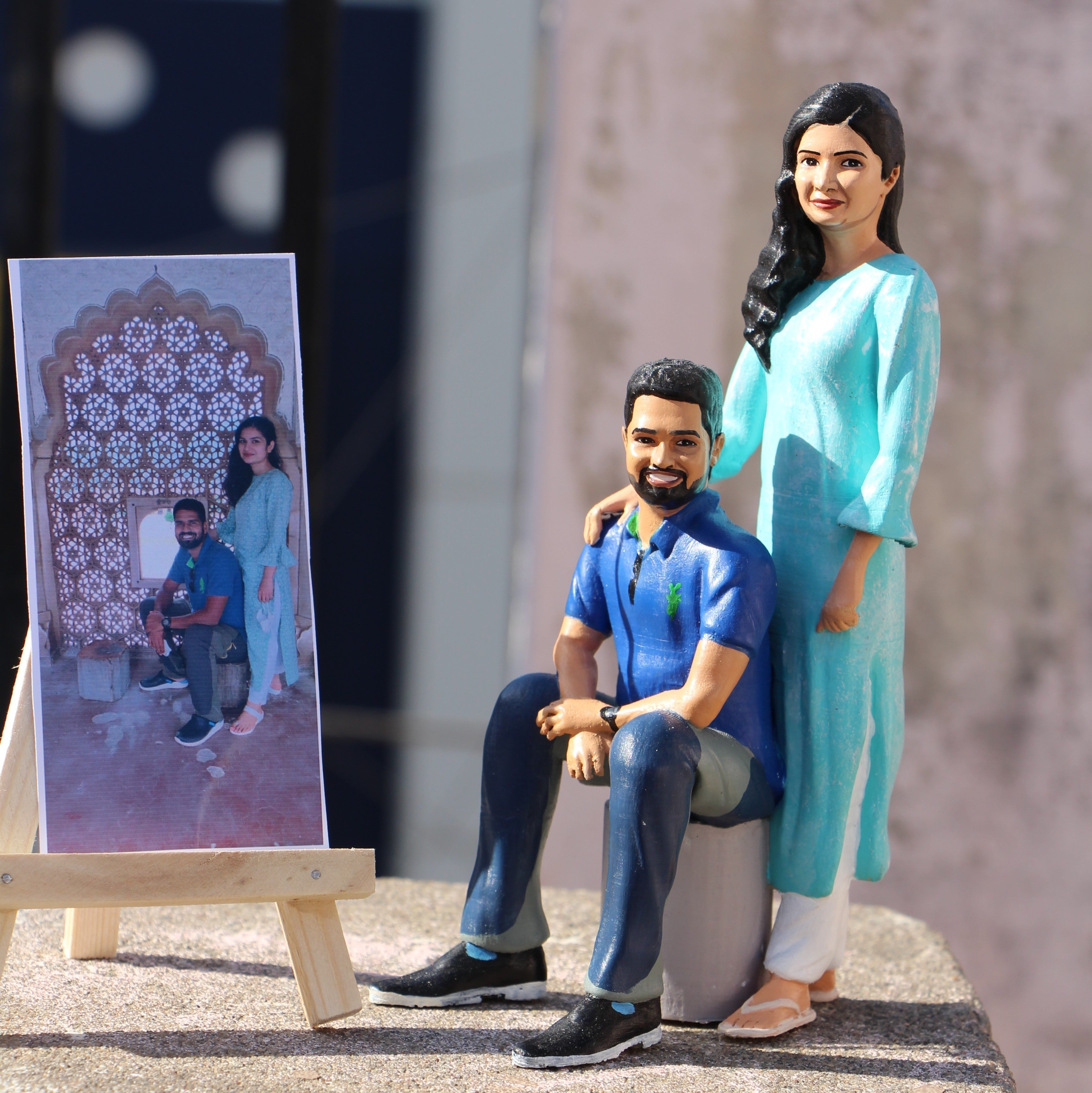 3d Miniature Couple.