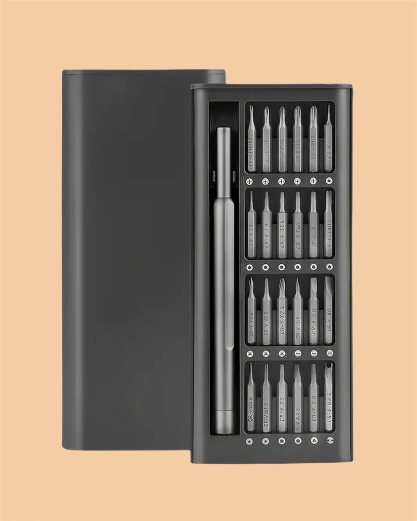 24 Pieces Precision Screwdriver Set – Compact Toolkit