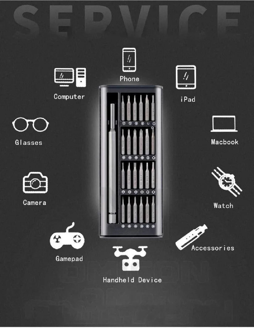24 Pieces Precision Screwdriver Set – Compact Toolkit